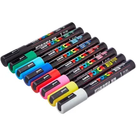 Набор маркеров Uni-Ball POSCA Basic PC-5M Разноцветный 8 Предметы (8 штук)