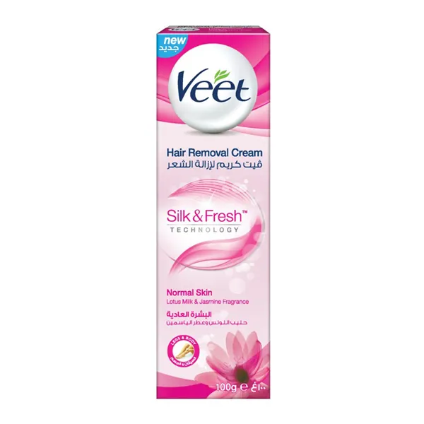 Veet Silk y Fresh Crema Depilatoria Piel Normal 100ml