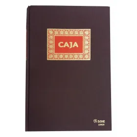 Бухгалтерская книга DOHE 09909 Бордовый Лист 100 Листья
