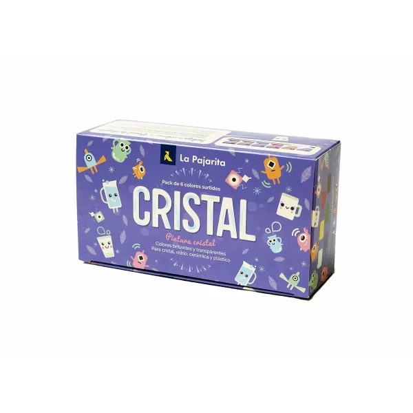 Temperatūra La Pajarita Crystal 6 Dalys Spalvotas