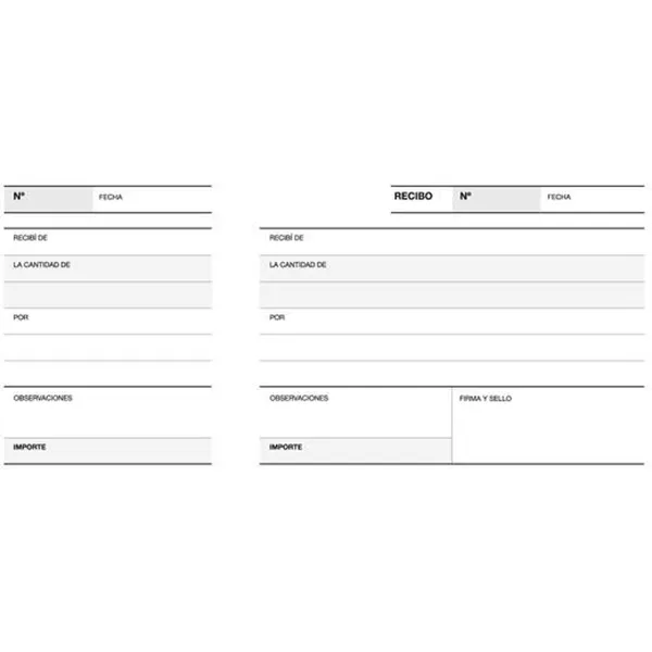 Delivery Book Apli 210 x 100 mm (10 Units)