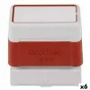 Stamps Brother 18 x 50 mm Red (6 Units)
