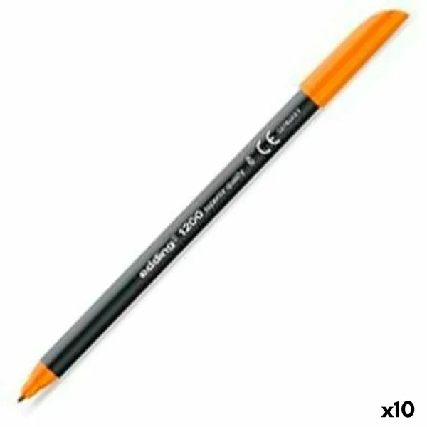 Marķieris Edding 1200 Oranžs (10 gb.)