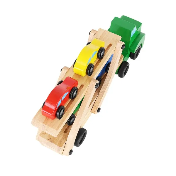 Wooden truck - trailer + set of cars 22698