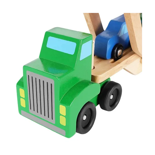 Wooden truck - trailer + set of cars 22698