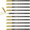 Marker pen/felt-tip pen Edding 1200 Golden (10 Units)