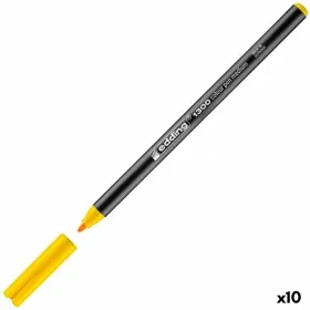 Фломастер Edding 1300 Жёлтый (10 штук)