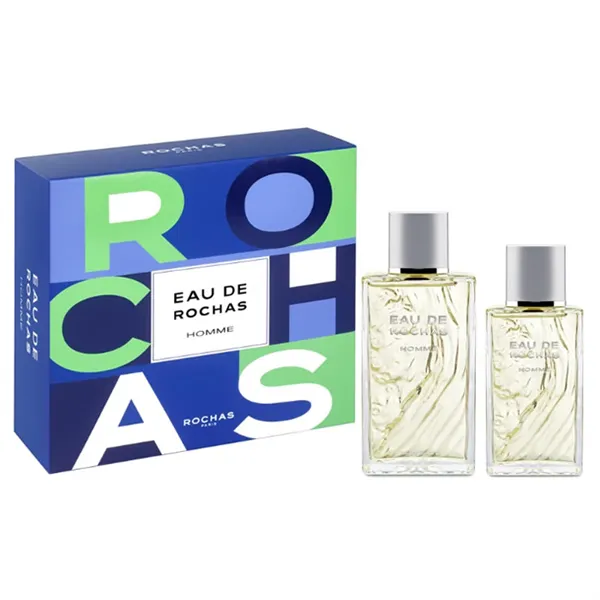 Rochas Eau De Rochas Homme Eau De Toilette Spray 100ml Set 2 Pieces