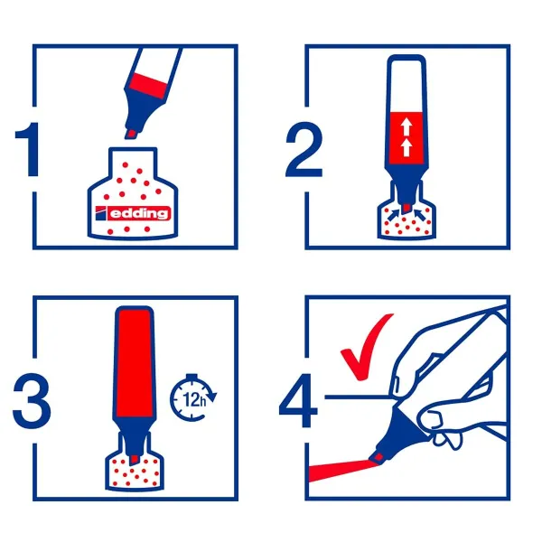 Fluoresentti tussi Edding EcoLine 24 Vaaleanvihreä (10 osaa)