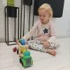 Puidust veoauto - haagis + autode komplekt 22698