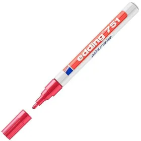 Постоянный маркер Edding 751 Красный (10 штук)