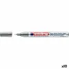 Permanenttimarkkeri Edding 780 Hopeinen (10 osaa)