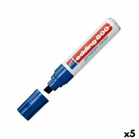 Постоянный маркер Edding 800 Синий (5 штук)