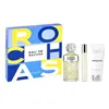 Eau De Rochas Eau De Toilette Spray 100ml Set 3 Pieces