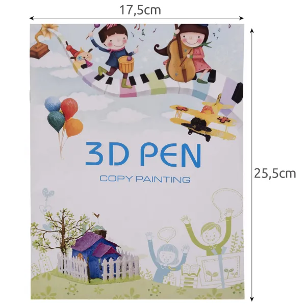 Maaleo 3D pildspalvas veidņu grāmata 22734