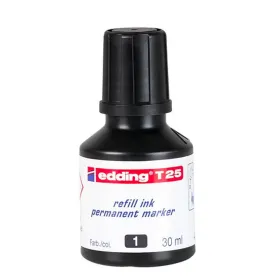 Заправка чернил Edding T25 постоянный Чёрный 30 ml (10 штук)