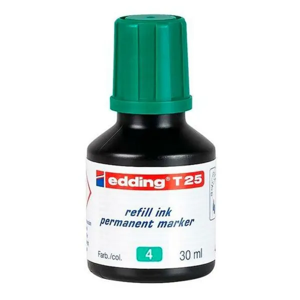 Заправка чернил Edding T25 Постоянный маркер Зеленый 30 ml (10 штук)