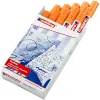 Permanentais marķieris Edding 4500 Tekstils Tumsā spīdošs Oranžs (10 gb.)