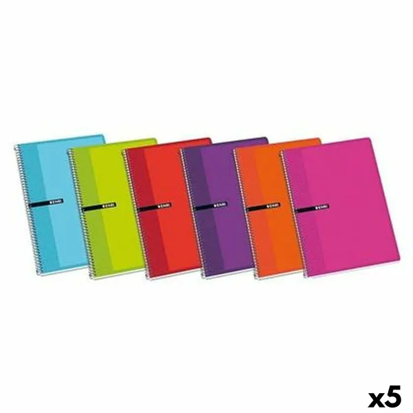 Muistikirja ENRI Monivärinen Lehti 80 Levyt 21,5 x 31,5 cm (5 osaa)