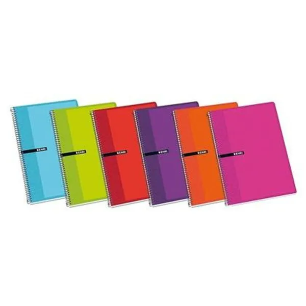 Notebook ENRI Multicolour Sheet 80 Sheets 21,5 x 31,5 cm (5 Units)