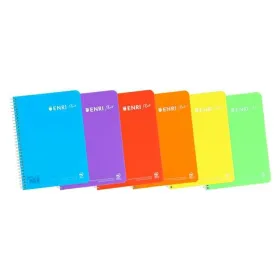 Notebook ENRI Multicolour Sheet 80 Sheets (5 Units)