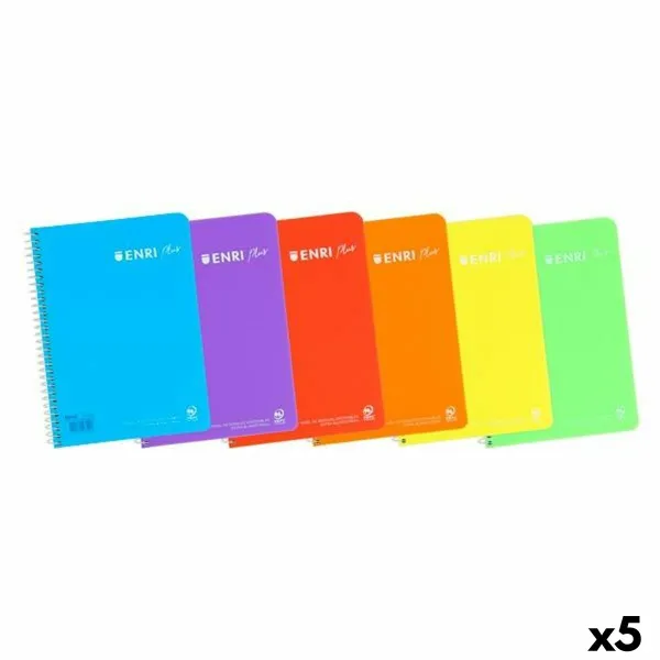 Užrašų knygelė ENRI 80 Paklodės 90 g/m² (5 vnt.)