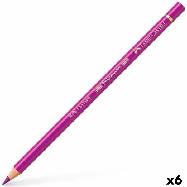 Krāsainie zīmuļi Faber-Castell Polychromos Tumši sārts 6 Daudzums