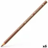 Colouring pencils Faber-Castell Polychromos Brown 6 Pieces