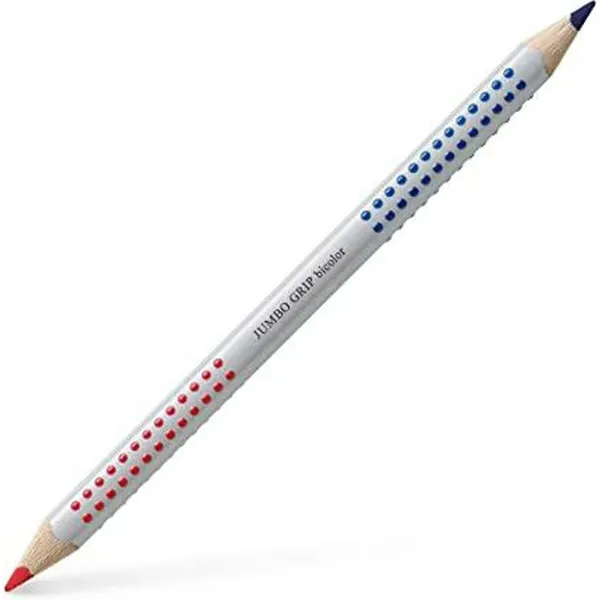 Krāsainie zīmuļi Faber-Castell Jumbo Zils Sarkans (12 gb.)
