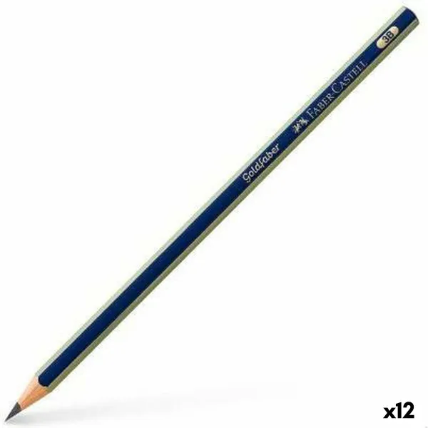 Карандаш Faber-Castell GoldFaber 1221 3B шестиугольный 3B (12 штук)