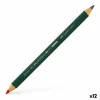 Pieštukas Faber-Castell 873 Color Mėlyna Raudona (12 vnt.)