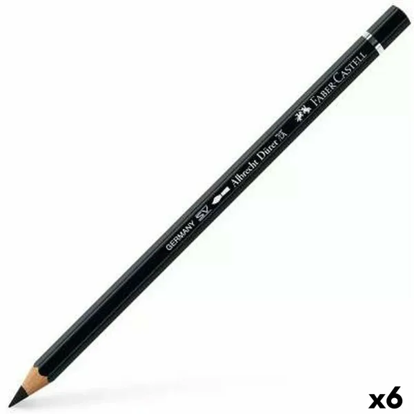 Pieštukas Faber-Castell Albrecht Dürer Akvarelė Juoda Šešiakampis (6 vnt.)