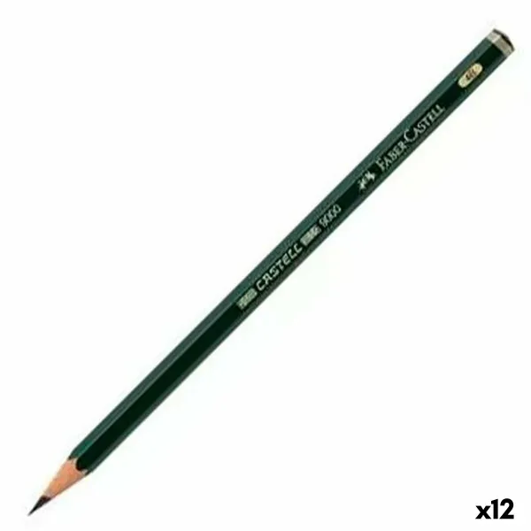 Карандаш Faber-Castell 9000 Экологично шестиугольный 4B (12 штук)