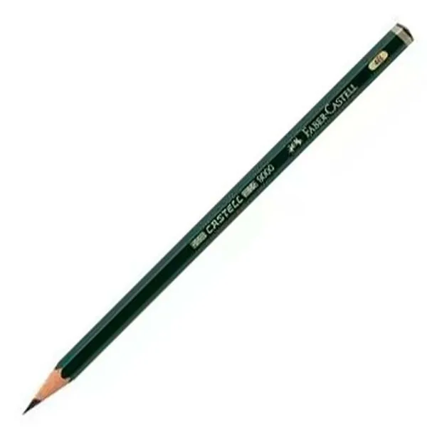 Lyijykynä Faber-Castell 9000 Ekologinen Kuusikulmainen 4B (12 osaa)