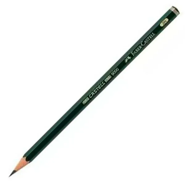 Zīmulis Faber-Castell 9000 Ekoloģisks Heksagonāls 2H (12 gb.)