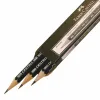 Lyijykynä ja pyyhekumi Faber-Castell 9000 B Kuusikulmainen B (3 osaa)