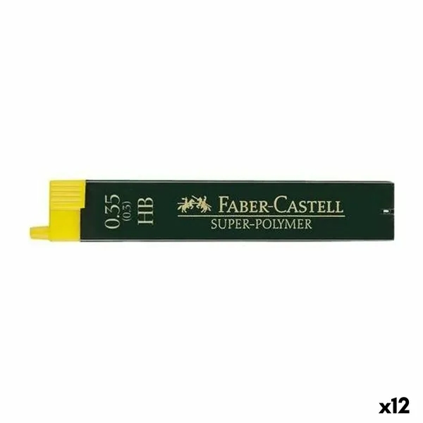 Lyijykynän vaihto-osat Faber-Castell Super-Polymer HB 0,3 mm (12 osaa)