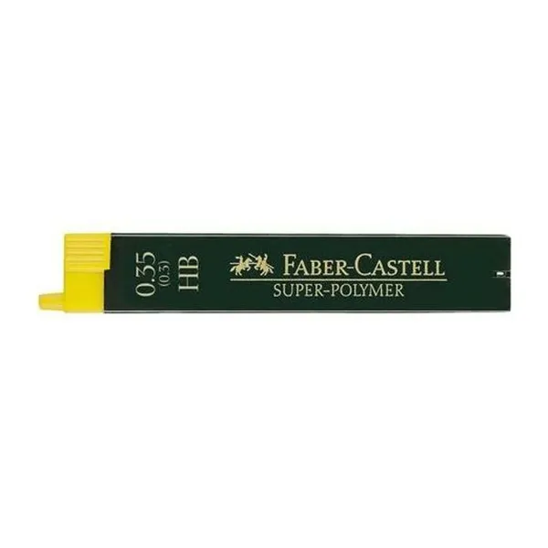 Lyijykynän vaihto-osat Faber-Castell Super-Polymer HB 0,3 mm (12 osaa)