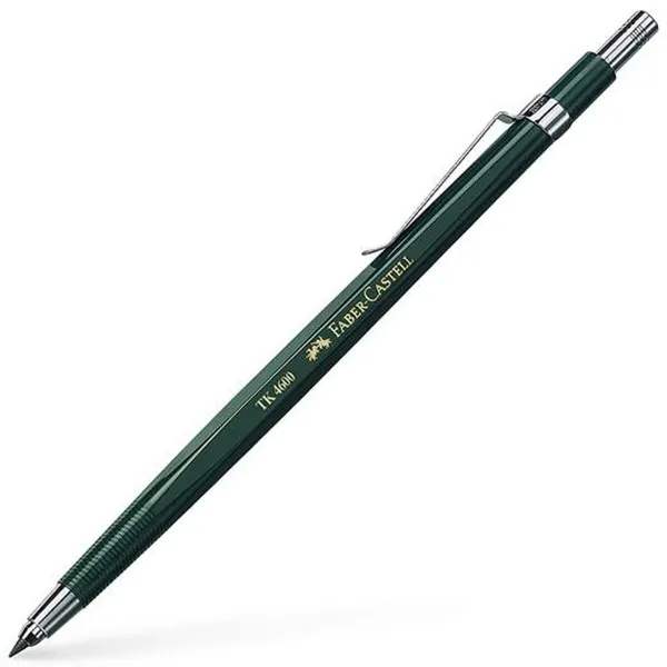 Zīmuļu Serdeņu Turētājs Faber-Castell Tk 4600 Zaļš 0,7 mm (10 gb.)