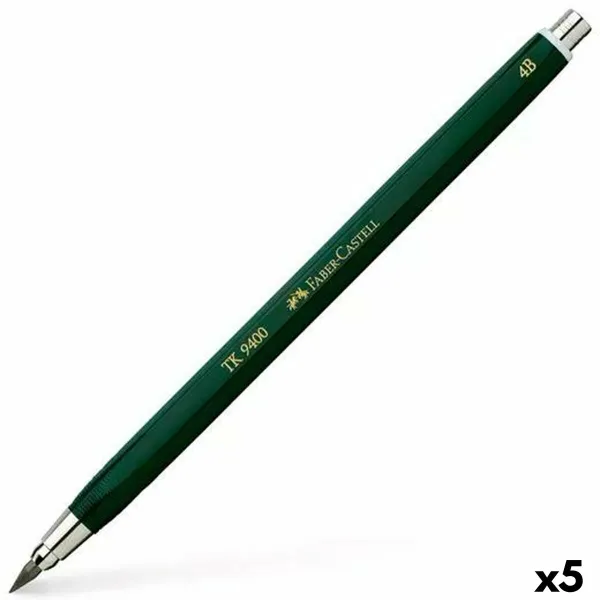 Zīmuļu Serdeņu Turētājs Faber-Castell Tk 9400 3 Zaļš (5 gb.)