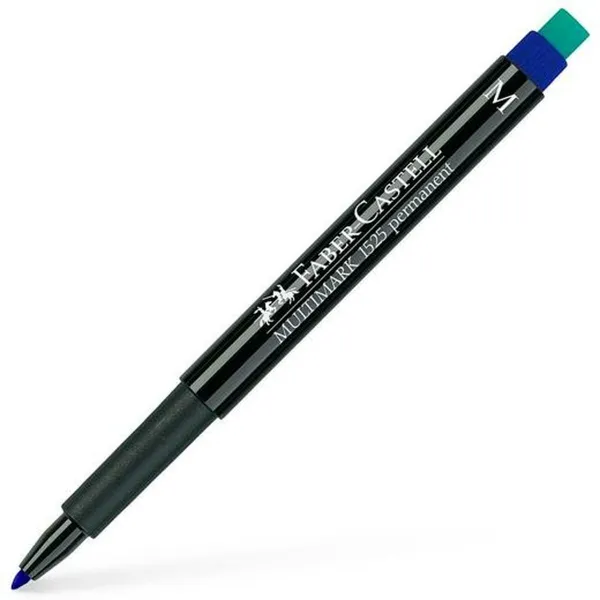 Nuolatinis žymeklis Faber-Castell Multimark 1523 M Mėlyna (10 vnt.)
