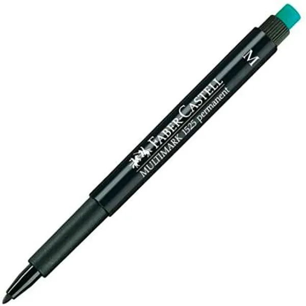 Permanentais marķieris Faber-Castell Multimark 1525 M Melns (10 gb.)