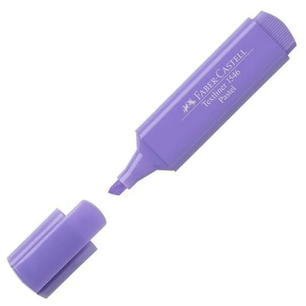 Marķieris Faber-Castell Textliner 1546 Pastel Ceriņš (10 gb.)