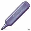 Fluoresentti tussi Faber-Castell Textliner 46 Violetti 10 osaa