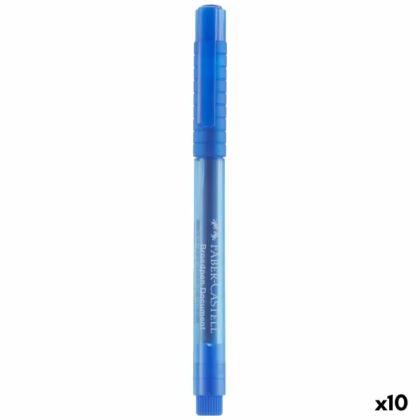 Marķieris Faber-Castell Broadpen Document 1554 Zils (10 gb.)