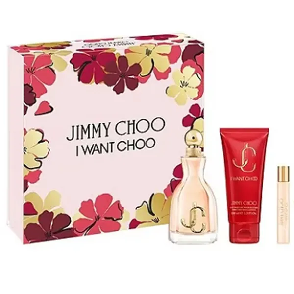 Jimmy Choo I Want Choo Eau De Parfume Spray 100ml Set 3 Pieces