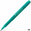 huopakärkiset kynät Faber-Castell Broadpen Document Turkoosi (10 osaa)