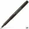 Marķieris Faber-Castell Broadpen Document Melns (10 gb.)