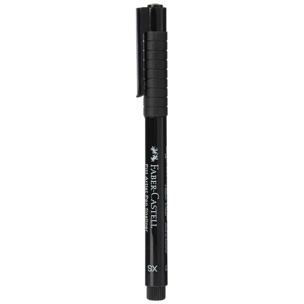 Permanenttimarkkeri Faber-Castell Pitt Artist Permanenttimarkkeri Musta (10 osaa)