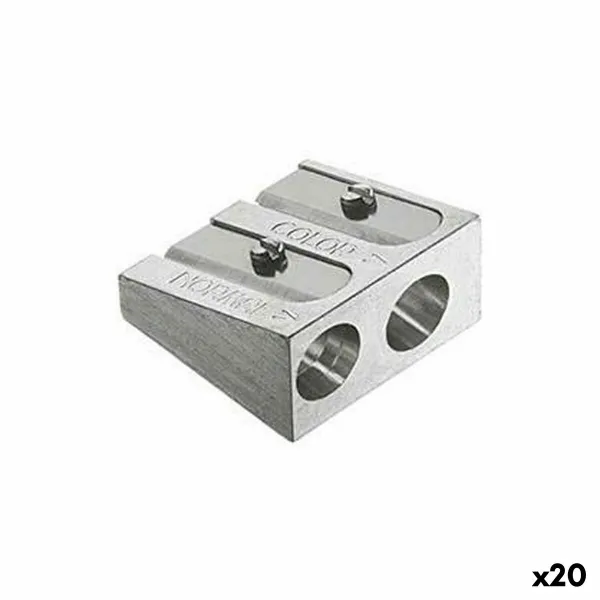 Kynänteroitin Faber-Castell Hopeinen Metalli (20 osaa)